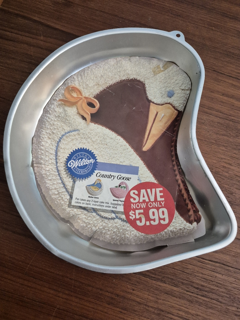 Vintage Country Goose Cake Pan